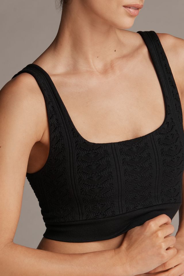 LyreBird Strukturiertes nahtloses Crop Top #2