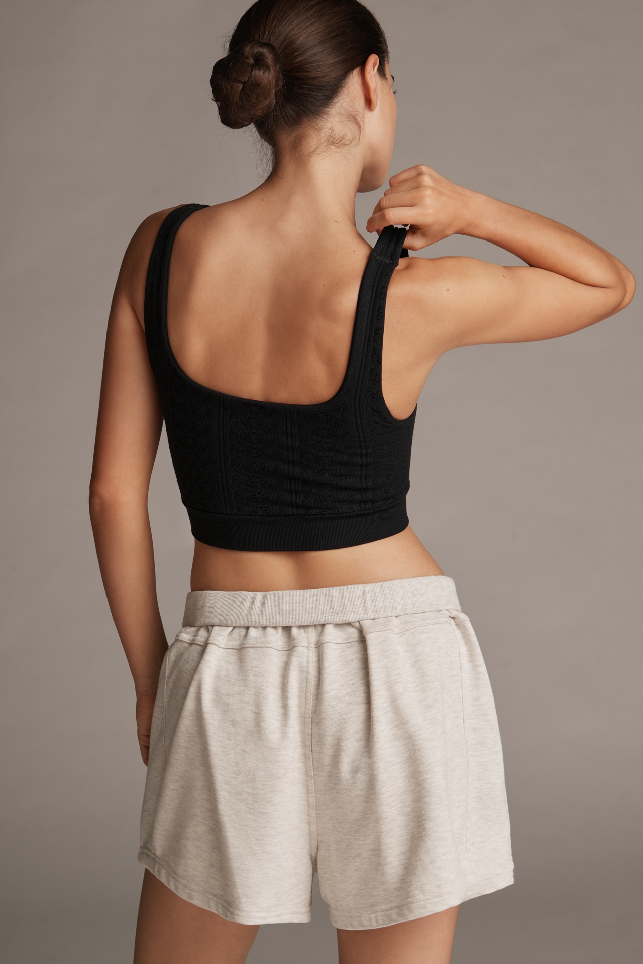 LyreBird Textured Seamless Longline Tank
