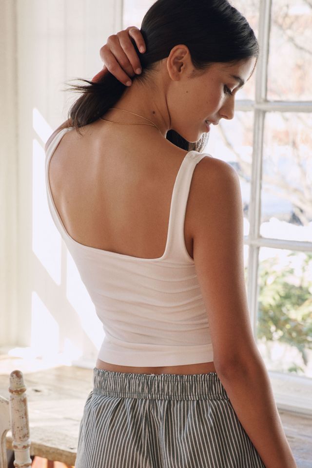 LyreBird Square-Neck Shelf-Bra Tank #3