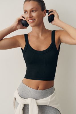 LyreBird Seamless Open Back Ribbed Tank