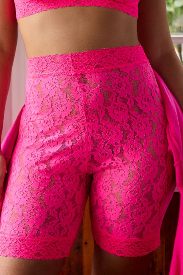 By Anthropologie Lace Bike Shorts #4