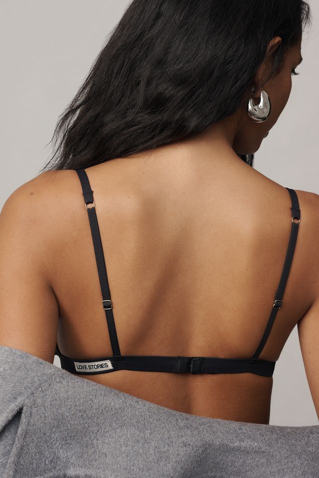 Love Stories Uma Pailletten-Triangel-BH #1