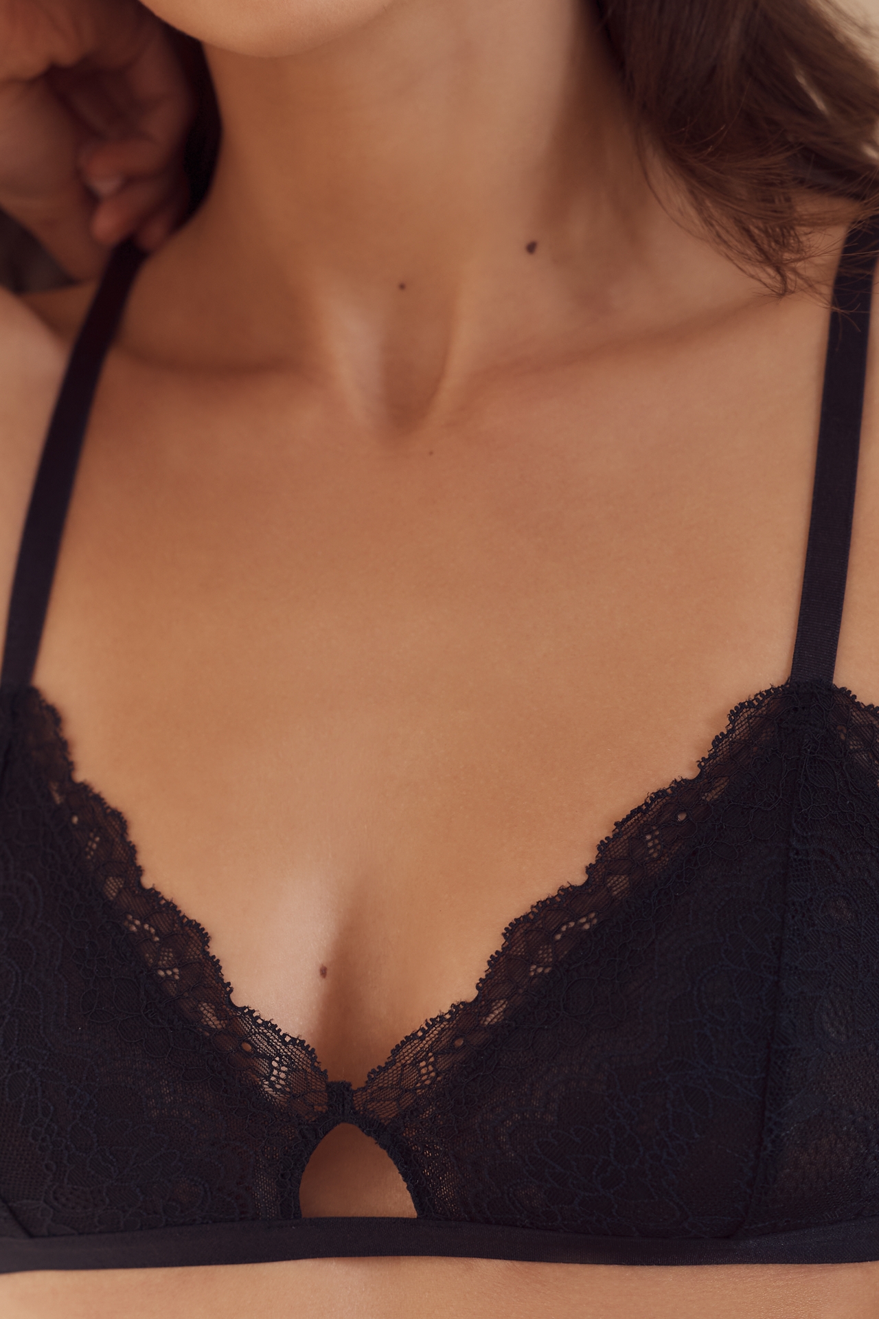Eberjey Lara Lace Triangle Bralette