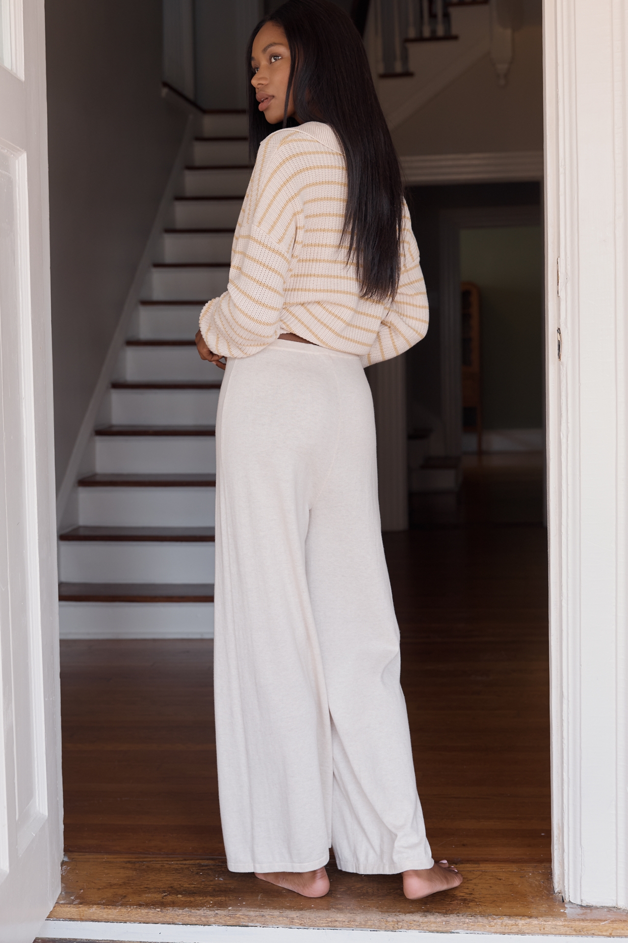 Eberjey Fine-Gauge Sweater Pants