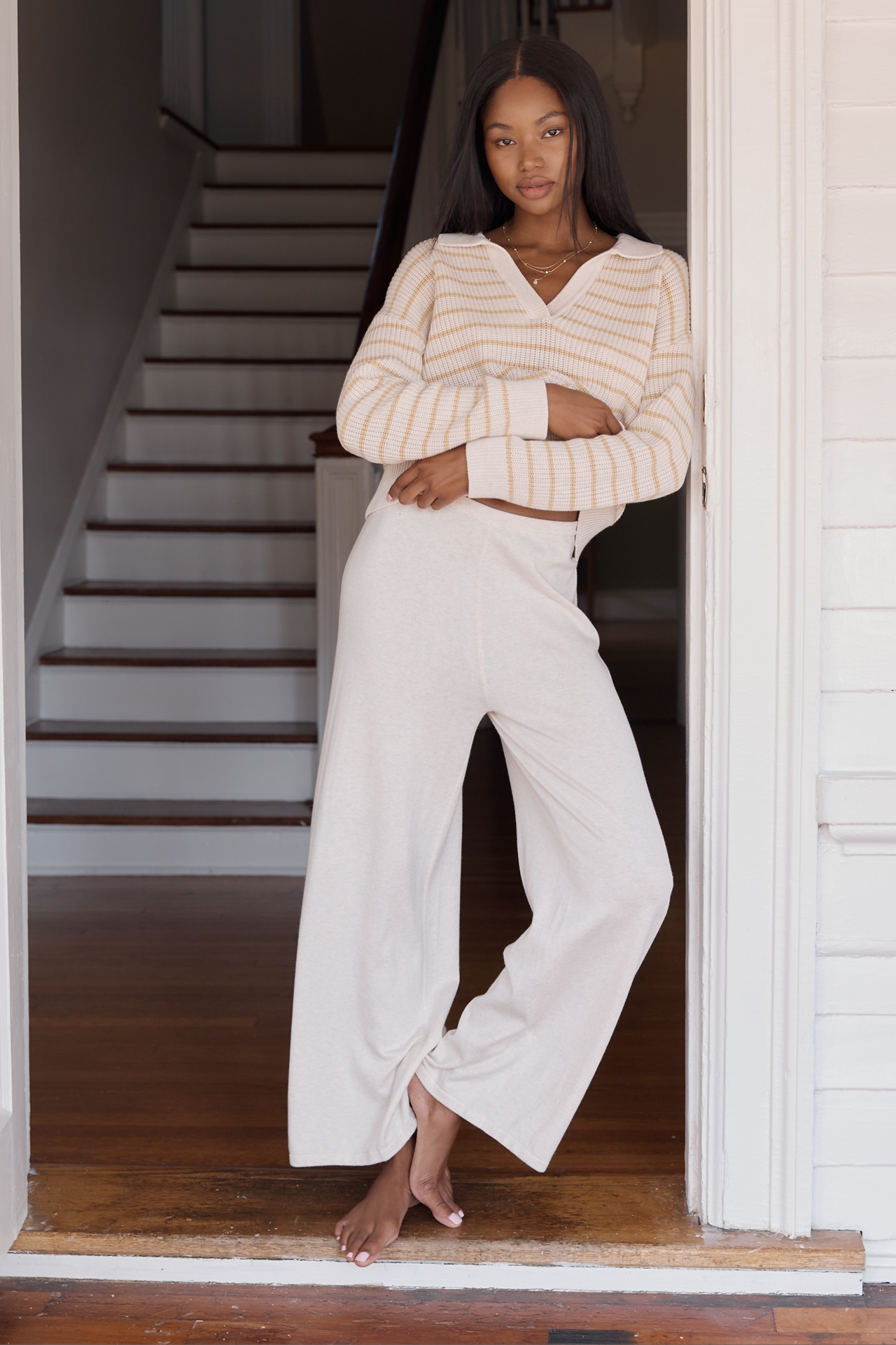 Eberjey Fine-Gauge Sweater Pants