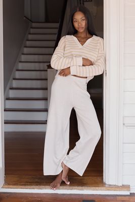 Eberjey Fine-Gauge Sweater Pants