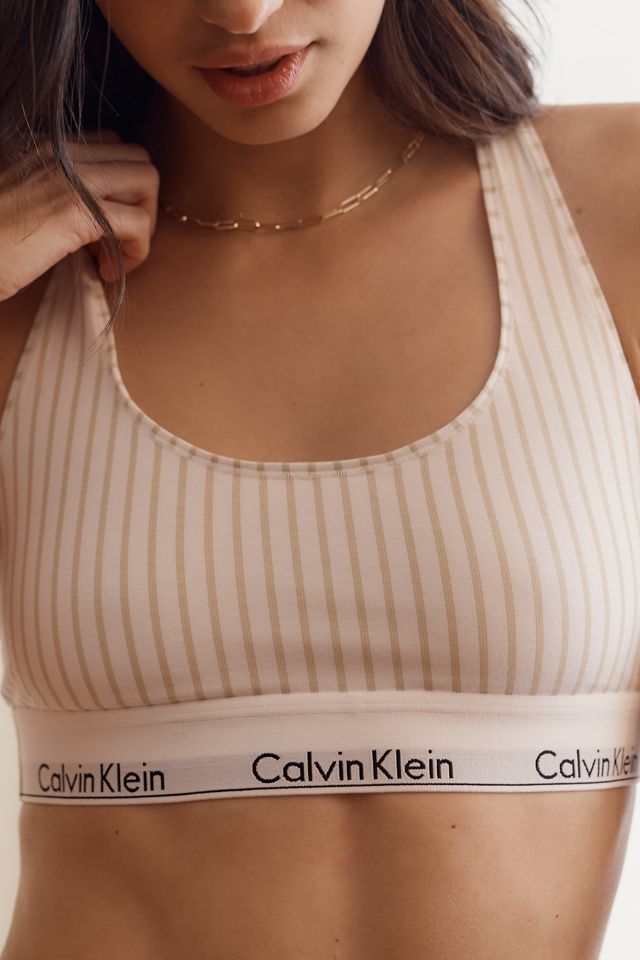 Calvin Klein Unlined Logo Bralette #1