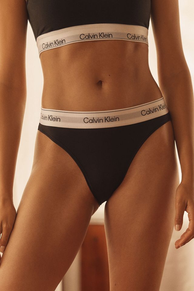 Calvin Klein High-Leg Logo Bikini Briefs #1