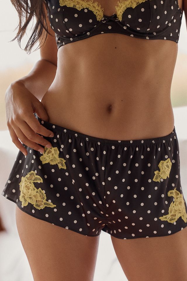 Fleur Du Mal Juliet Lace-Trim Tap Shorts #1