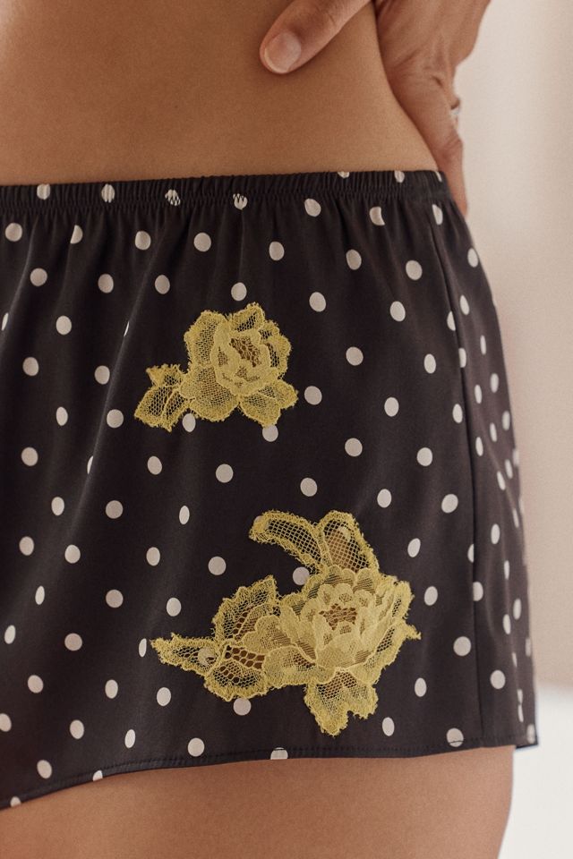 Fleur Du Mal Juliet Lace-Trim Tap Shorts #3