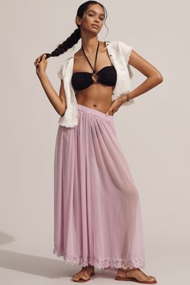 Damson Madder Raffia Bucket Bag
