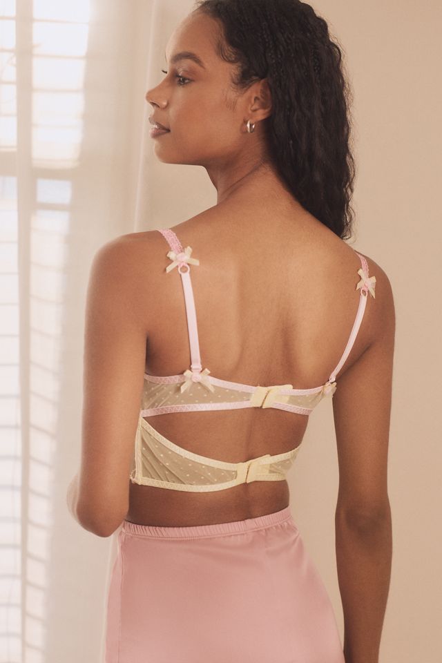 For Love & Lemons Sunny Mesh Corset Bra #2