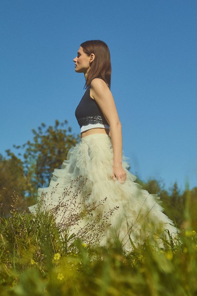 By Anthropologie Seamless Lace-Trim Bralette #3