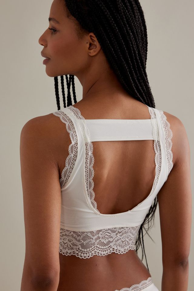 By Anthropologie Seamless Midsommar Lace Back Bralette