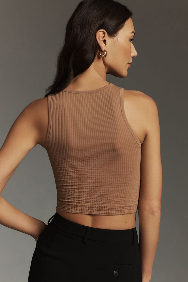 The Reegan Seamless Ribbed Cropped Tank