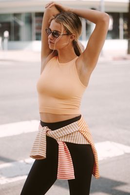 The Reegan Seamless Ribbed Cropped Tank Top