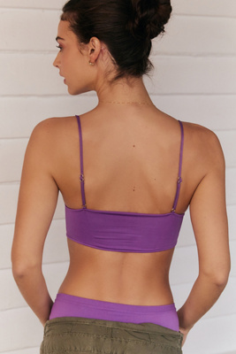 By Anthropologie Seamless Renna Second Skin Bra In Purple