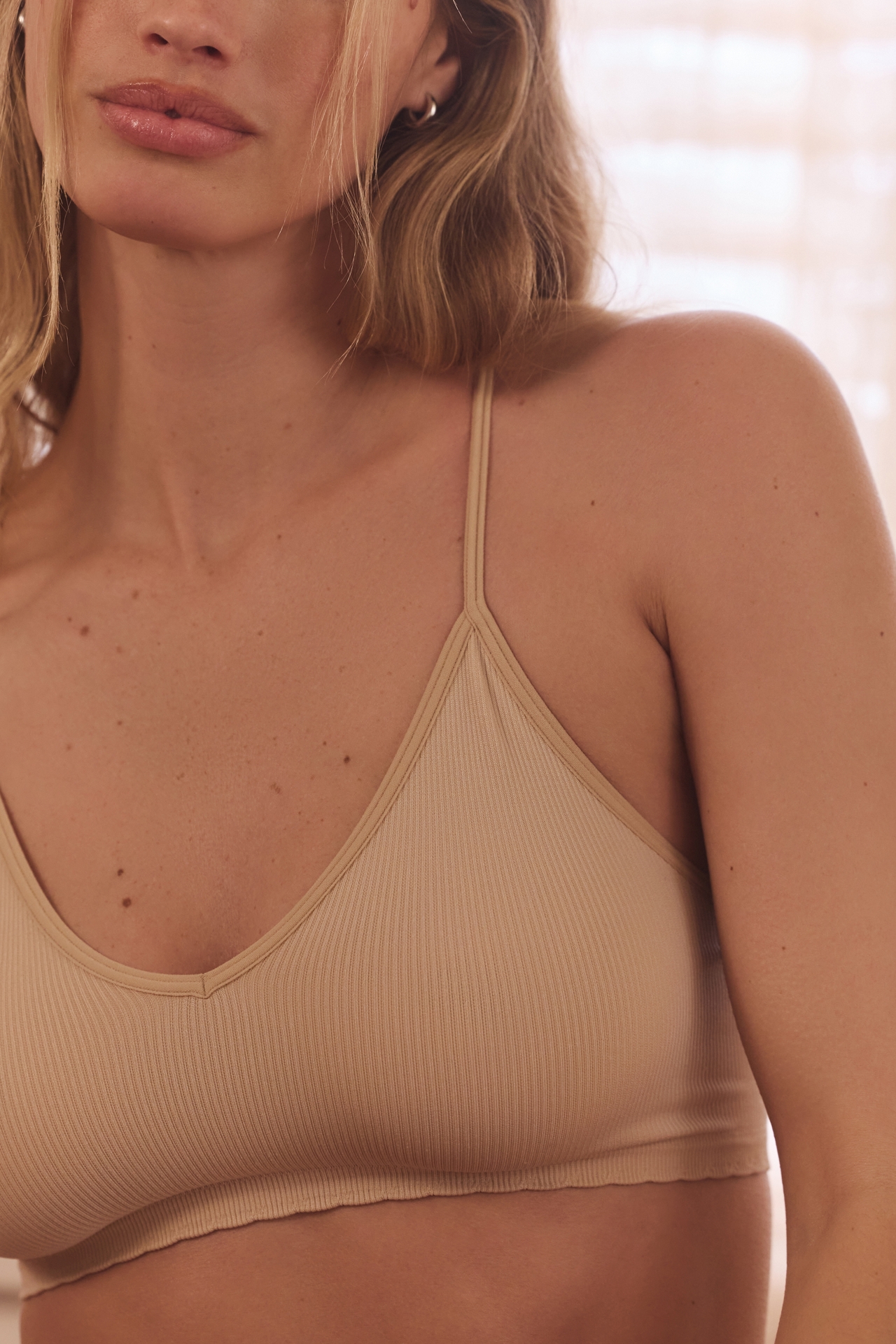 Seamless Ribbed Racerback Bralette