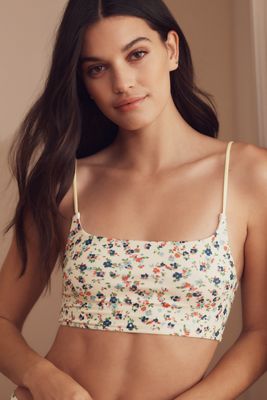 By Anthropologie The Renna Seamless Square-Neck Bralette