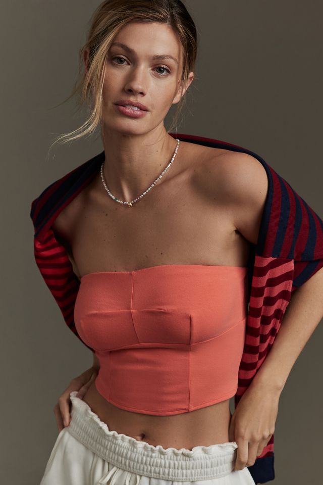By Anthropologie Cotton Tube Top #3