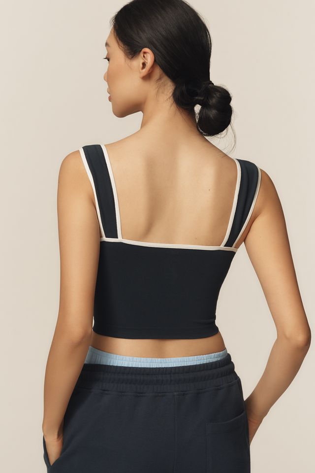 By Anthropologie Seamless Sweetheart Crop Tank #1