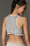 By Anthropologie Smocked Keyhole Tank