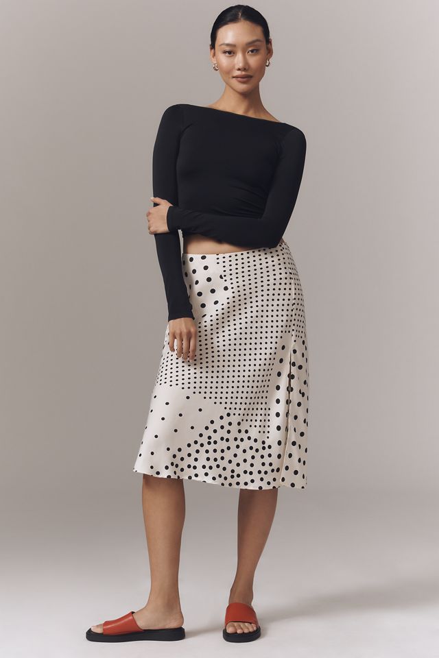 The Renna Seamless Long-Sleeve Scoop-Back Top #2