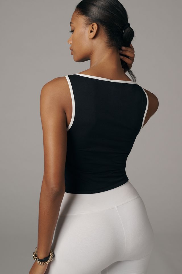By Anthropologie Sporty Piped Tank Top #3