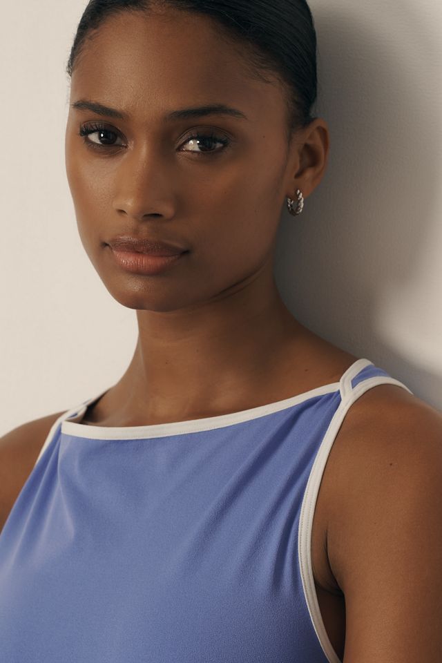 By Anthropologie Sporty Piped Tank Top #3