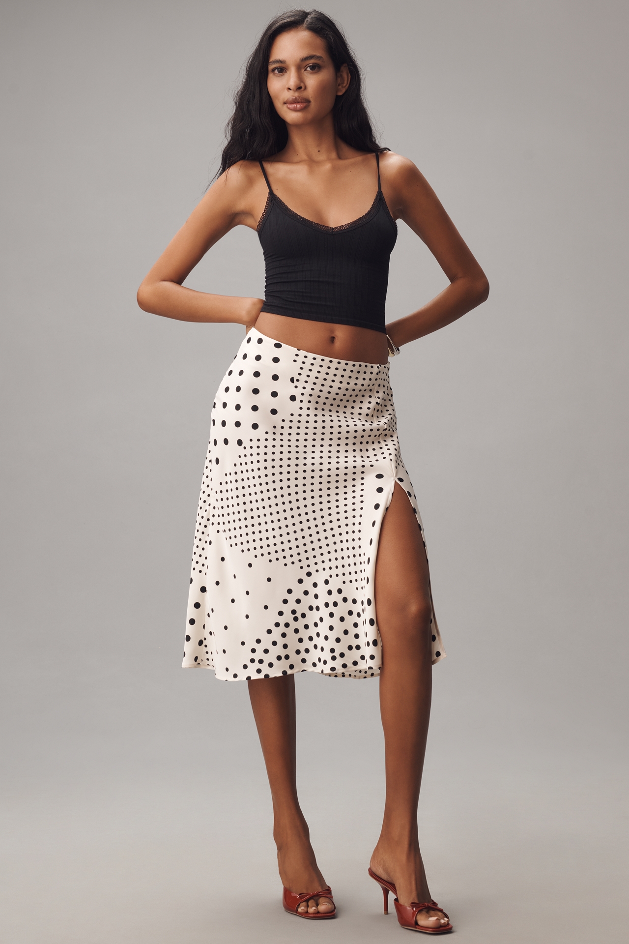 By Anthropologie Lace-Trim Pointelle Tank Top