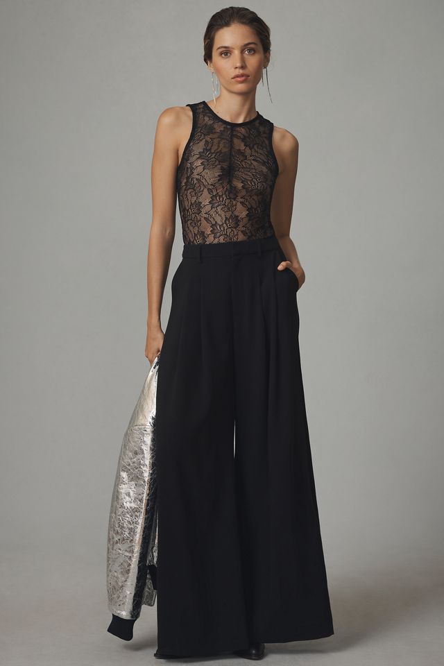 By Anthropologie High-Neck Lace Bodysuit #4