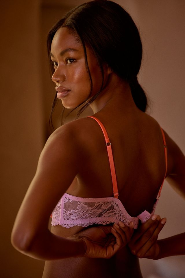 By Anthropologie Lace-Trim Underwire Bra #1