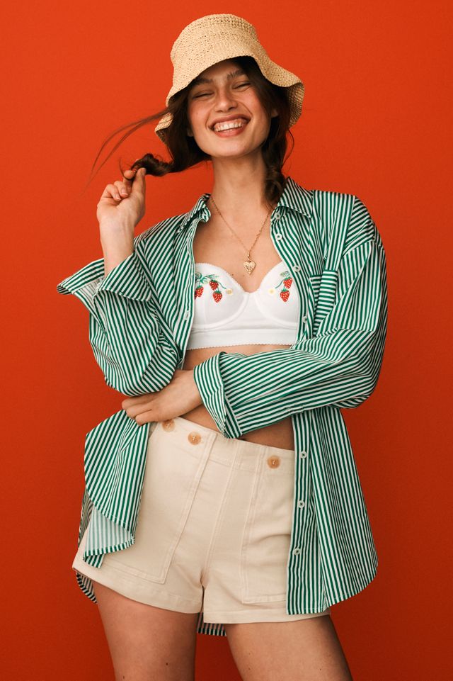 The LyreBird CottonCloud Embroidered Bra #1