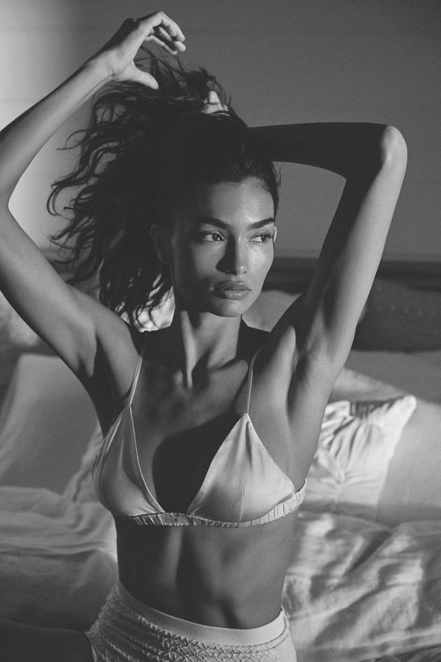 By Anthropologie Silky Triangle Bra #4