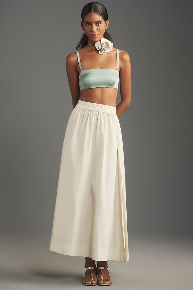 By Anthropologie Satin Micro Bra #1