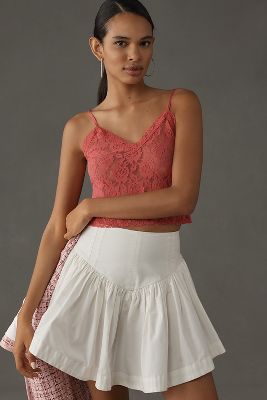 Shop By Anthropologie Lace Cami Top In Pink