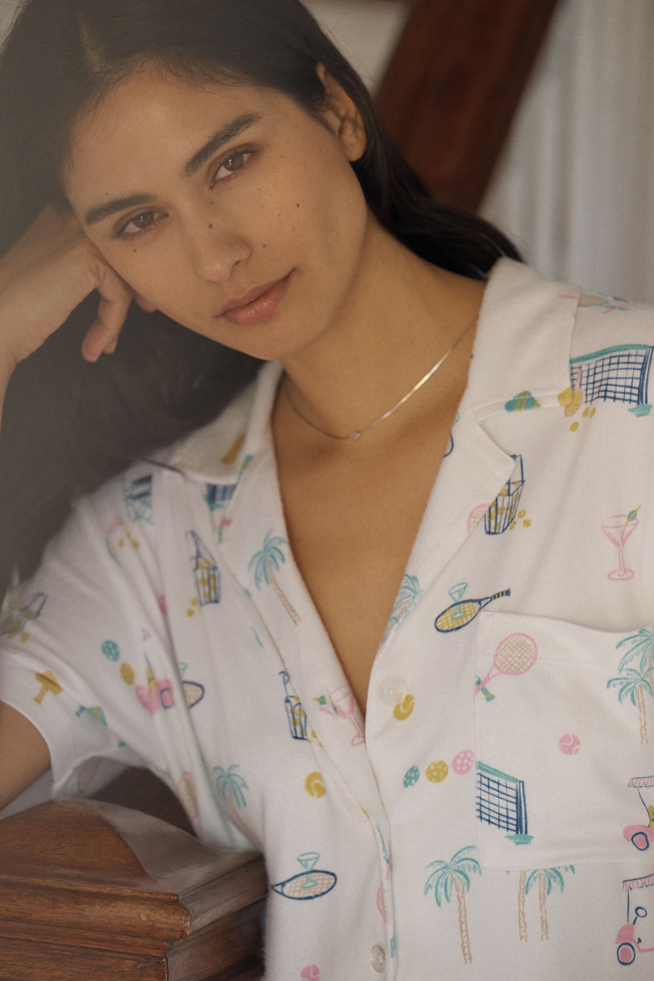 Z Supply Court Sports Pajama Top