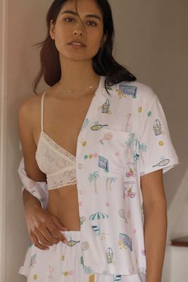 Z Supply Court Sports Pajama Top