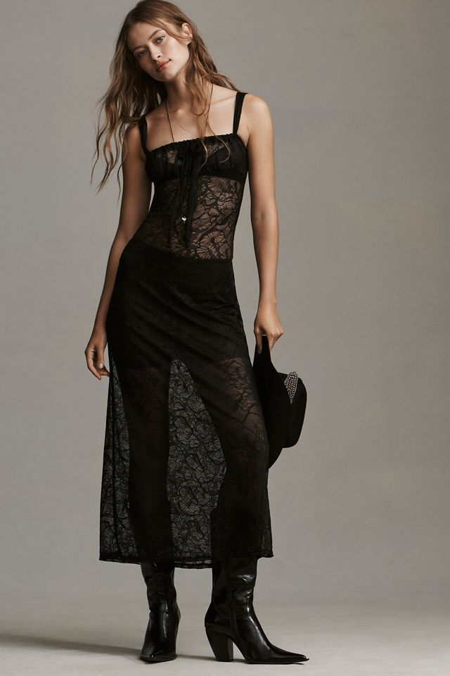 Only Hearts Mushroom Lace Slip Dress #3