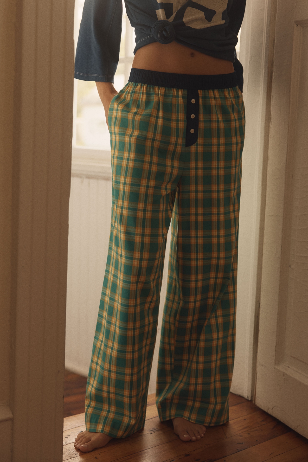 The Wren Boxer Pants by Anthropologie: Flannel Edition