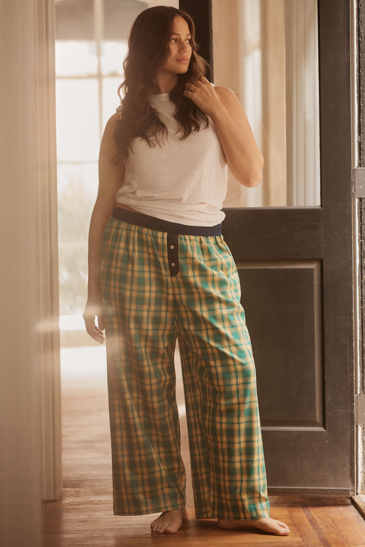 The Wren Flannel Boxer Pants by LyreBird