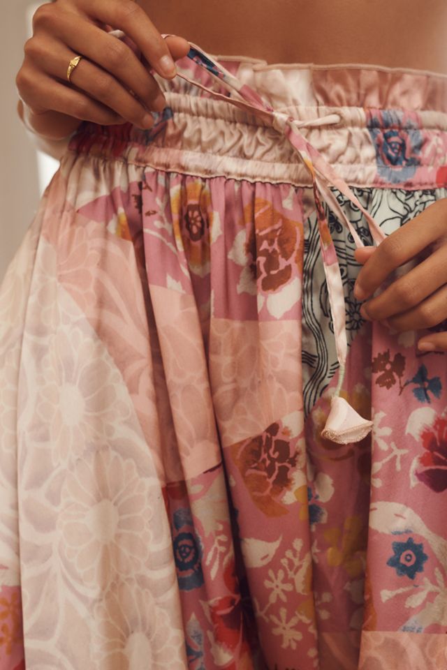 By Anthropologie Satin Harem Lounge Pants #3