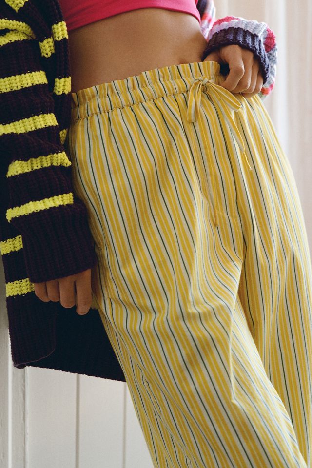 Pantaloni Pigiama in Cotone a Gamba Larga di Anthropologie #2