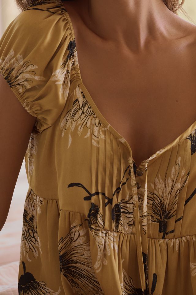 By Anthropologie Cap-Sleeve Mini Dress #2