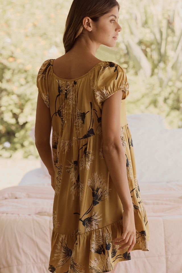 By Anthropologie Cap-Sleeve Mini Dress #3