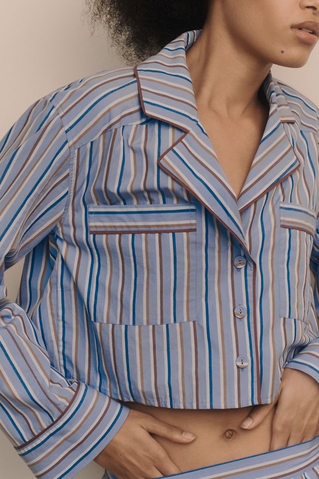 Chemise de Pyjama Raccourcie Tomboy Par Anthropologie #4
