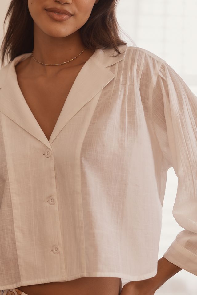 By Anthropologie Collared Buttondown Shirt #1