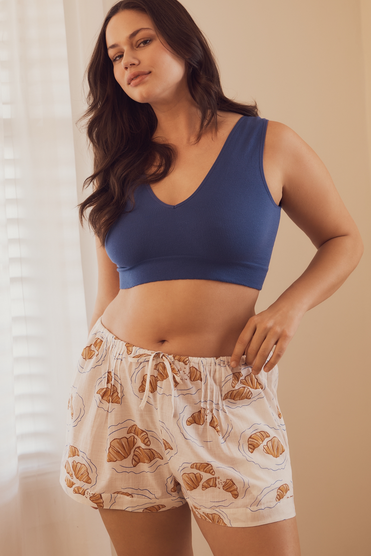 dduende studio x Anthropologie Café Pleated Boxer Shorts