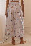 By Anthropologie Seersucker Wide-Leg Barrel Lounge Pants