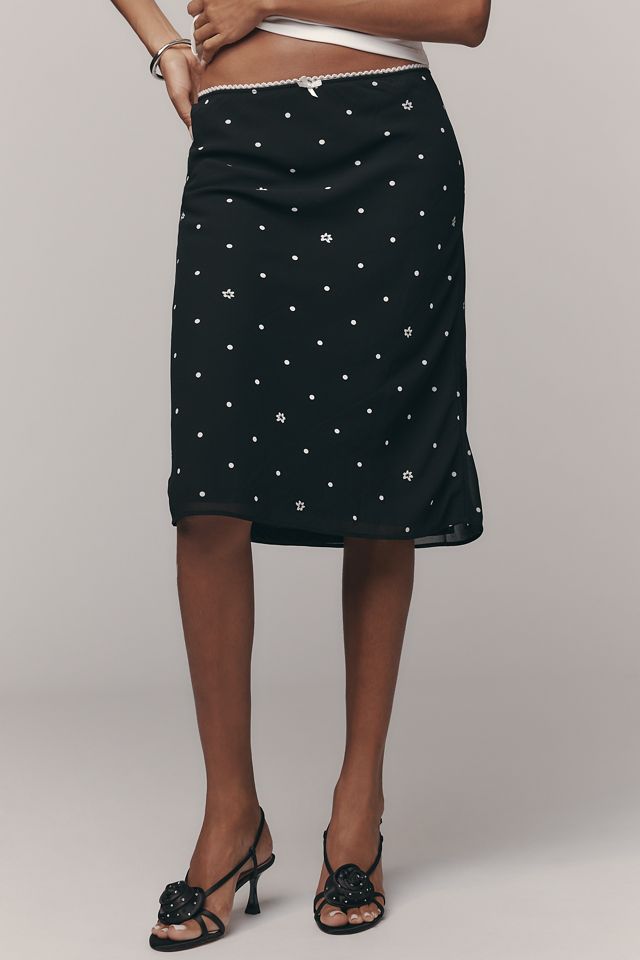 LyreBird Printed Midi Slip Skirt #2